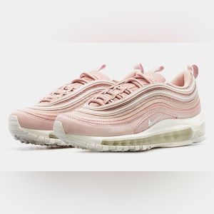 Nike Kids Girls Air Max 97 Sneakers Shoes Light Pink White NWOT $175